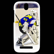 Coque HTC One SV Gardien de Hockey sur glace