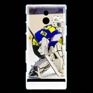 Coque Sony Xperia P Gardien de Hockey sur glace