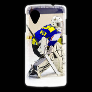 Coque LG Nexus 5 Gardien de Hockey sur glace