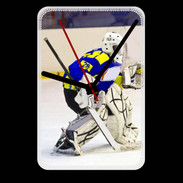 Grande pendule murale Gardien de Hockey sur glace