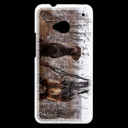 Coque HTC One Chien de chasse 1