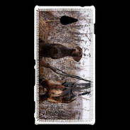 Coque Sony Xperia M2 Chien de chasse 1