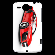 Coque HTC Wildfire G8 Voiture de sport rouge 2