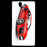 Coque Sony Xperia Z Voiture de sport rouge 2