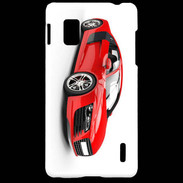 Coque LG Optimus G Voiture de sport rouge 2