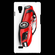 Coque LG Optimus L9 Voiture de sport rouge 2