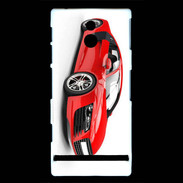 Coque Sony Xperia P Voiture de sport rouge 2
