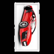 Coque Sony Xperia M2 Voiture de sport rouge 2