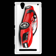 Coque Sony Xperia T2 Ultra Voiture de sport rouge 2
