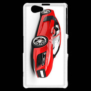 Coque Sony Xperia Z1 Compact Voiture de sport rouge 2