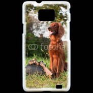 Coque Samsung Galaxy S2 chien de chasse 300