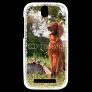 Coque HTC One SV chien de chasse 300