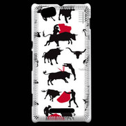 Coque Sony Xperia M Fête du taureau