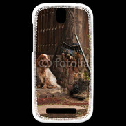 Coque HTC One SV Chien de chasse 200