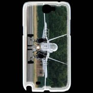 Coque Samsung Galaxy Note 2 Avion de chasse F18 de face