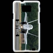 Coque Samsung Galaxy S2 Avion de chasse F18 de face