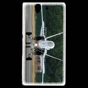 Coque Sony Xperia Z Avion de chasse F18 de face