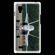 Coque LG Optimus L9 Avion de chasse F18 de face