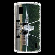 Coque LG Nexus 4 Avion de chasse F18 de face