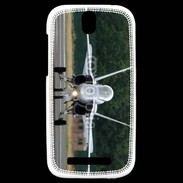 Coque HTC One SV Avion de chasse F18 de face