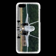 Coque iPhone 5C Avion de chasse F18 de face