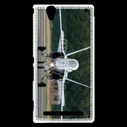 Coque Sony Xperia T2 Ultra Avion de chasse F18 de face