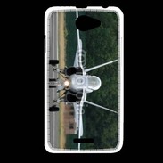 Coque HTC Desire 516 Avion de chasse F18 de face