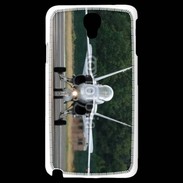 Coque Samsung Galaxy Note 3 Light Avion de chasse F18 de face