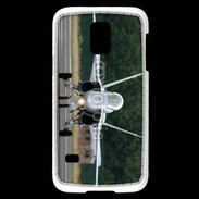 Coque Samsung Galaxy S5 Mini Avion de chasse F18 de face