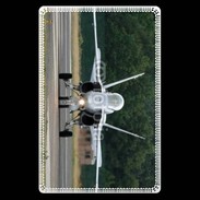 Etui carte bancaire Avion de chasse F18 de face