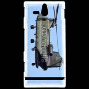 Coque Sony Xperia U Hélicoptère Chinook