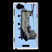Coque Sony Xperia L Hélicoptère Chinook