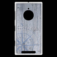 Coque Nokia Lumia 830 Rose des vents sur fond bois 500