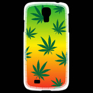 Coque Samsung Galaxy S4 Fond Rasta Cannabis