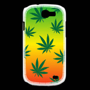 Coque Samsung Galaxy Express Fond Rasta Cannabis