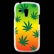 Coque Samsung Galaxy S3 Mini Fond Rasta Cannabis