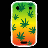 Coque Blackberry Bold 9900 Fond Rasta Cannabis