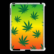 Coque iPad 2/3 Fond Rasta Cannabis