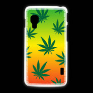 Coque LG L5 2 Fond Rasta Cannabis