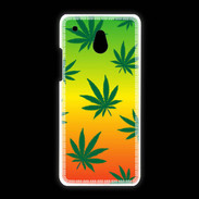 Coque HTC One Mini Fond Rasta Cannabis