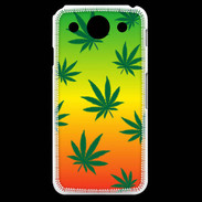 Coque LG G Pro Fond Rasta Cannabis
