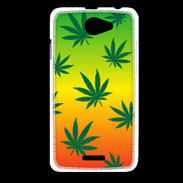 Coque HTC Desire 516 Fond Rasta Cannabis