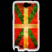 Coque Samsung Galaxy Note 2 Drapeau Basque Vintage