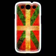 Coque Samsung Galaxy S3 Drapeau Basque Vintage