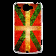 Coque HTC Wildfire G8 Drapeau Basque Vintage