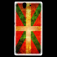 Coque Sony Xperia Z Drapeau Basque Vintage