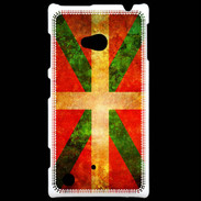 Coque Nokia Lumia 720 Drapeau Basque Vintage