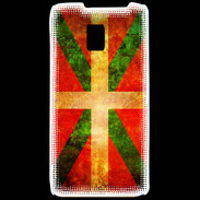 Coque LG P990 Drapeau Basque Vintage