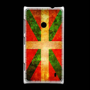 Coque Nokia Lumia 520 Drapeau Basque Vintage