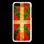 Coque iPhone 5C Drapeau Basque Vintage